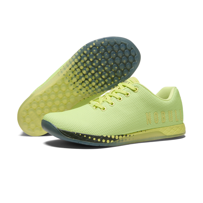 Vivid Lime Energy Outwork Shoe Angled.